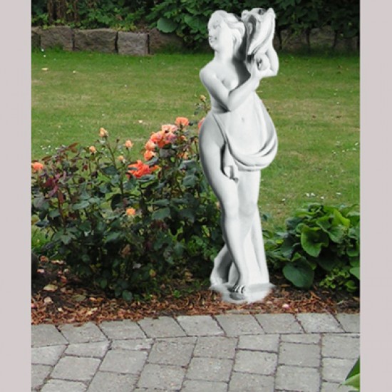 Littoria 91 cm - Marmor havefigur