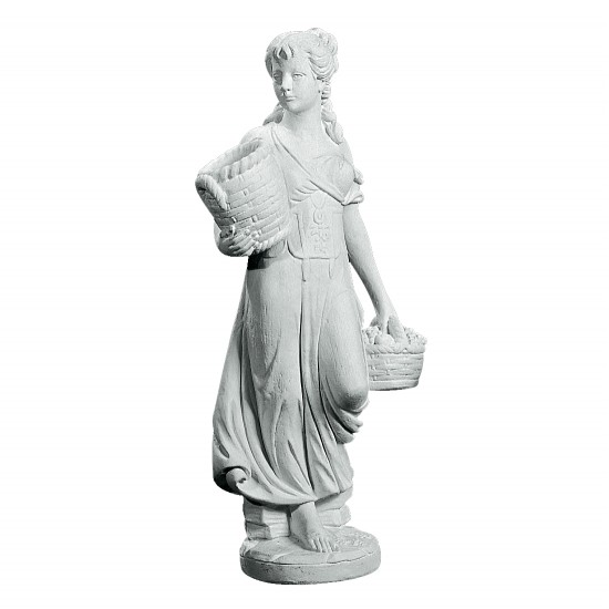 Nella 110 cm - Havestatue i marmor