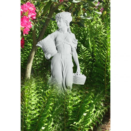 Nella 110 cm - Havestatue i marmor