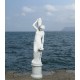 Porta 140 cm - Havestatue i marmor