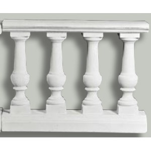 Balustrade 75 cm høj - sammenstøbt Balustrade 75 cm høj - sammenstøbt