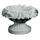 Blomsterkrukke med frugtkant 30 cm - Frostsikker havekrukke i marmor