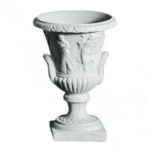 Frostsikker Havekrukke Louvre pokal i marmor H43cm Ø29cm Frostsikker Havekrukke Louvre pokal i marmor H43cm Ø29cm