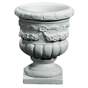 Frostsikker Blomsterkrukke med mønster H: 48 cm Frostsikker Blomsterkrukke med mønster H: 48 cm