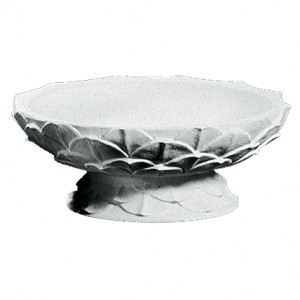 Blomsterkrukke med bladmønster 20cm Frostsikker