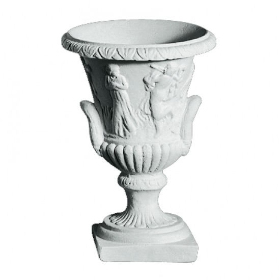 Frostsikker Havekrukke Louvre pokal i marmor H43cm Ø29cm