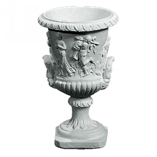 Louvre Have Krukke pokal i marmor - frostsikker H: 51 cm