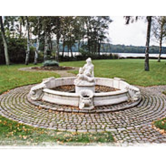 Stort Bassin i marmor til springvand og fontæner