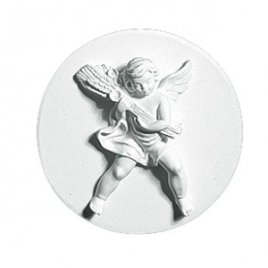 Smukt Relief af engel med aks Smukt Relief af engel med aks