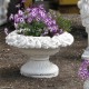 Blomsterkrukke med frugtkant 40 cm - Frostsikker havekrukke i marmor
