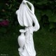 Teti 58 cm - Havefigur i marmor