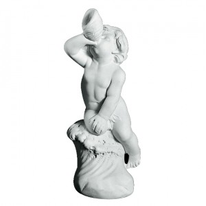 Springvandsfigur i marmor - Barn Springvandsfigur i marmor - Barn