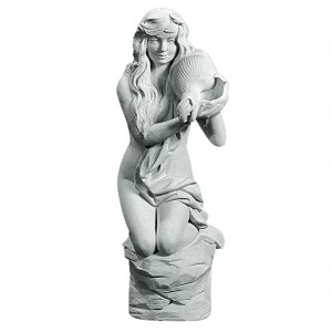 Springvandsfigur Leucotea i marmor 74 cm Springvandsfigur Leucotea i marmor 74 cm