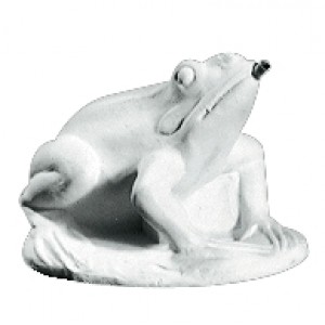 Springvandsfigur Frø H7cm i marmor Springvandsfigur Frø H7cm i marmor