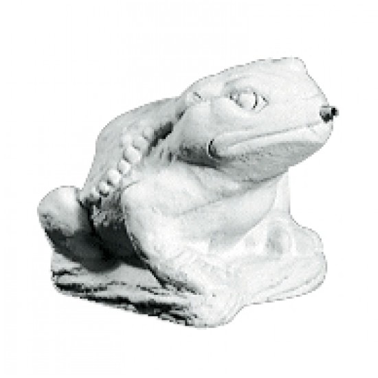 Springvandsfigur Frø H17cm i marmor