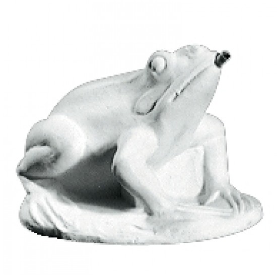 Springvandsfigur Frø H7cm i marmor