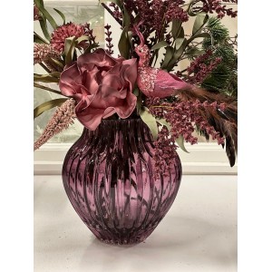 Vase Valentina 20 cm dark lavender Vase Valentina 20 cm dark lavender