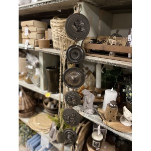 Lehmann Væg relieffer 6 stk på snor