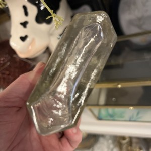 Smuk Gammel lommelærke i glas