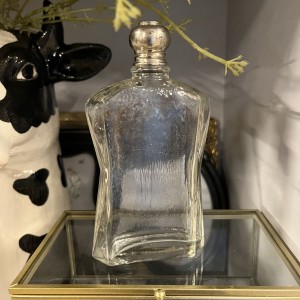 Smuk Gammel lommelærke i glas