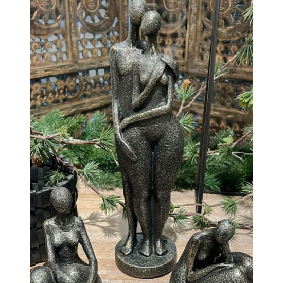 Skulptur - stående par  30 cm