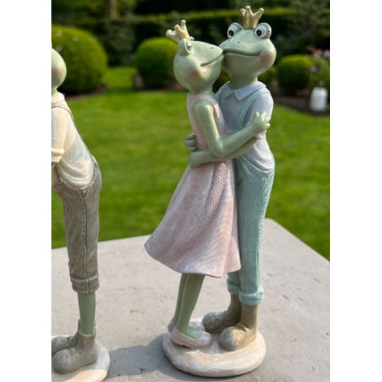 Skøn frø figur Kærester 20cm