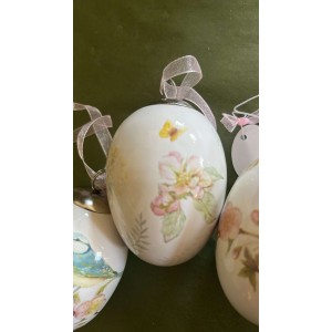 Porcelænsæg med blomstermotiv