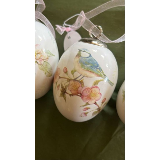 Porcelænsæg med blomstermotiv