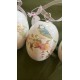 Porcelænsæg med blomstermotiv