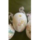 Porcelænsæg med blomstermotiv