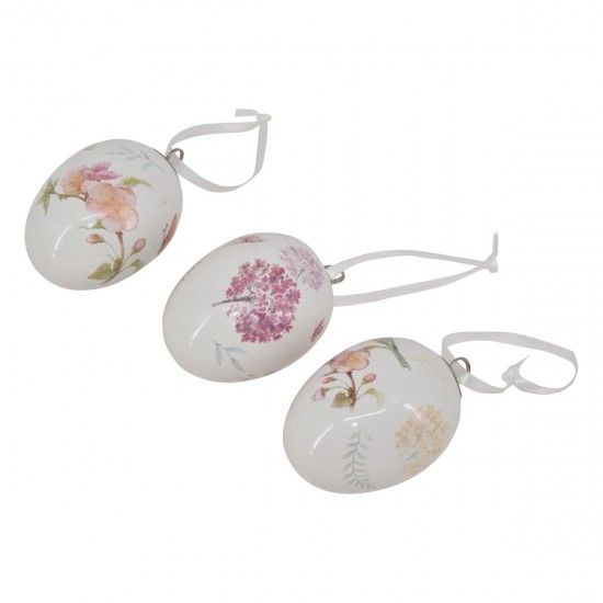 Porcelænsæg med blomstermotiv