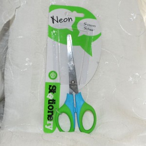 Saks 16cm Neon grøn-blå Saks 16cm Neon grøn-blå