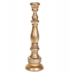 Lysestage patineret guld 65 cm Lysestage patineret guld 65 cm