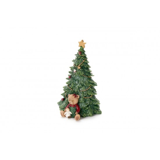 Juletræ med bamsebjørn 20 cm - Queen Mary 