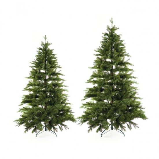Kunstigt juletræ H 180 cm- Diam 124 cm 340 Lys