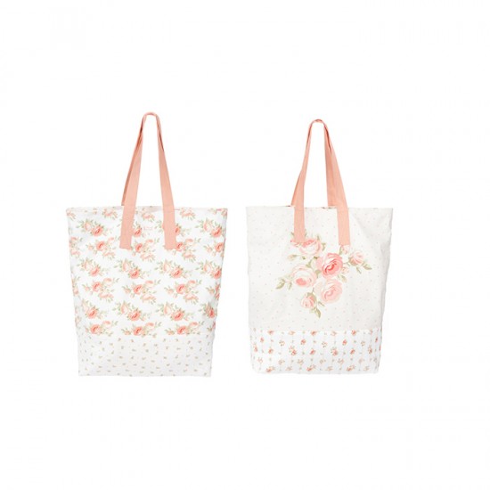 Shopper taske små blomster annette 60x40 cm Shopper taske små blomster annette 60x40 cm