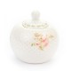 Sukkerskål porcelæn blomst på front annette 270 ml Sukkerskål porcelæn blomst på front annette 270 ml