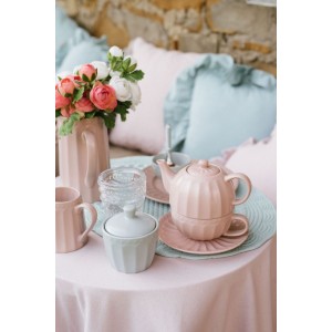 Sukkerskål med låg Stentøj Sunday Nautico blue 210 ml Sukkerskål med låg Stentøj Sunday Nautico blue 210 ml