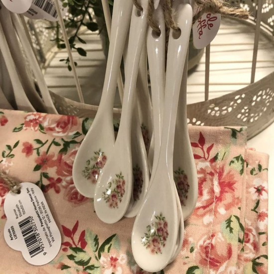 Ske med roser 13 cm