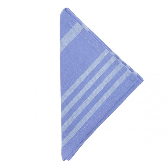 Stof serviet Camilla Blue stripe
