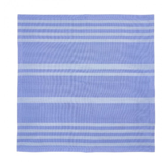 Stof serviet Camilla Blue stripe