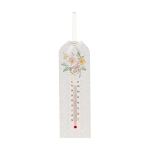 Termometer blomster 8x24 cm Termometer blomster 8x24 cm