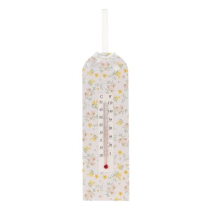 Termometer små blomster 8x24 cm Termometer små blomster 8x24 cm