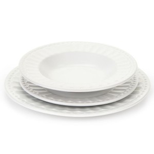 Tallerken Frokost Stentøj Sunday Hvid 21,7 cm Tallerken Frokost Stentøj Sunday Hvid 21,7 cm