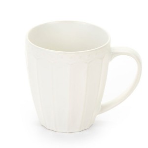 Krus 340 ml Stentøj Sunday Hvid 10 cm