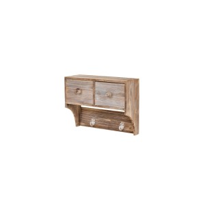Hylde med to skuffer 35 cm Grace Hylde med to skuffer 35 cm Grace