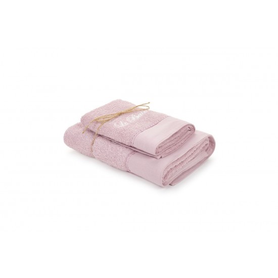 Håndklædesæt 40x60 og 55x105 cm beige