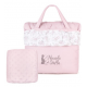 Sengetæppe i taske lyserød 260x260 cm - Wendy