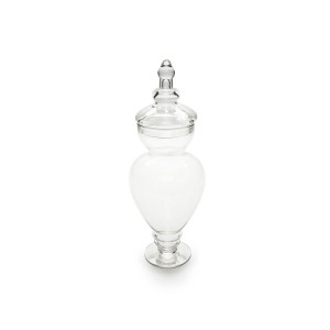 Glas opsats med låg 41 cm Glas opsats med låg 41 cm