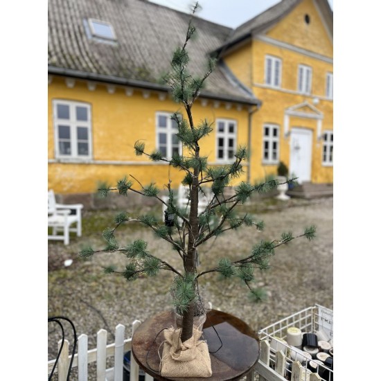 Juletræ Fyrtræ med lyskæde cirka 110 cm Juletræ Fyrtræ med lyskæde cirka 110 cm